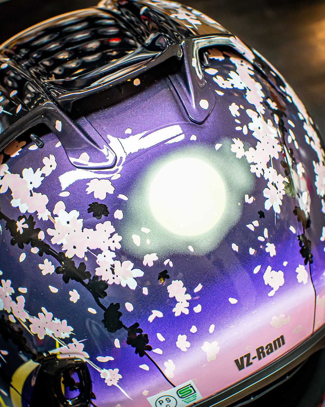 ARAI VZ-RAM YOIZAKURA NIGHT SAKURA - Gambar 7