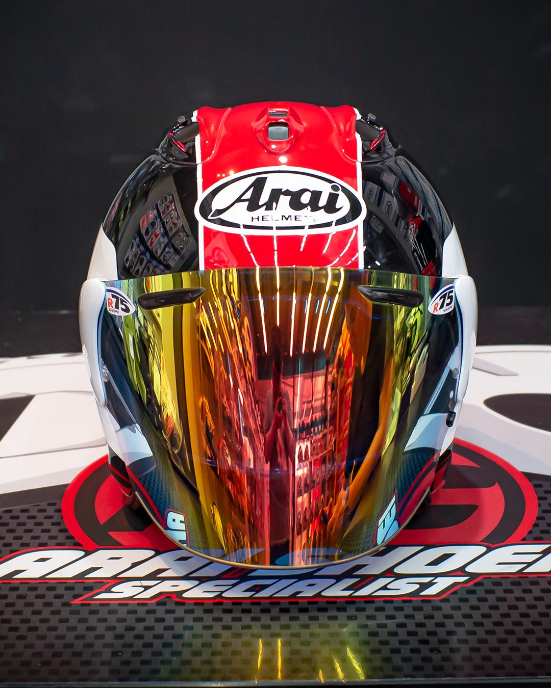 ARAI VZ-RAM TAIRA RED - Gambar 3