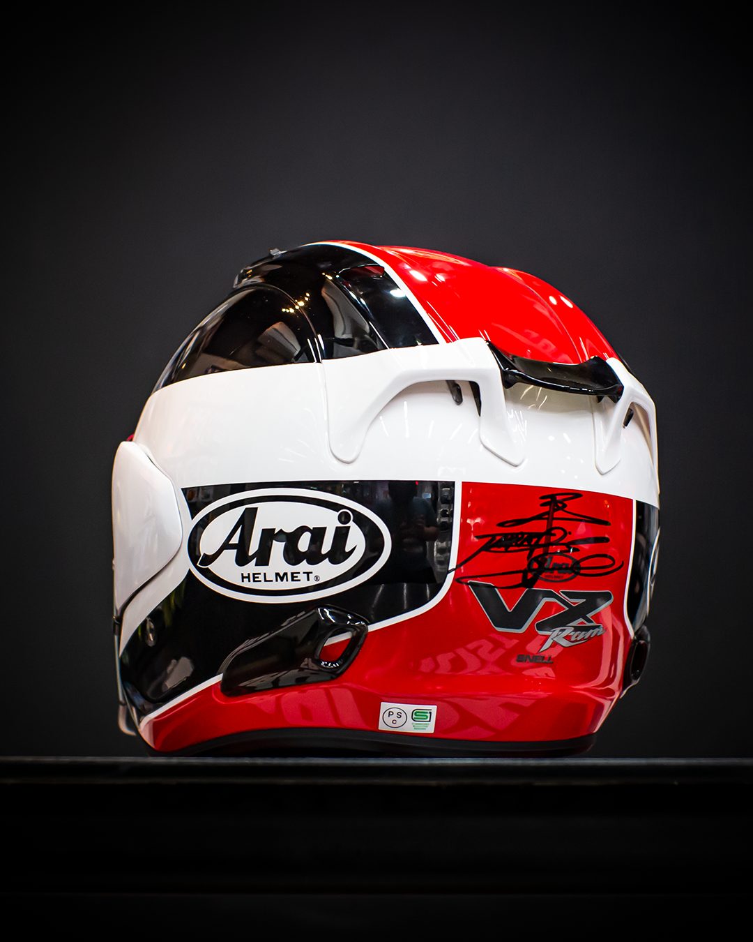 arai vz ram taira red